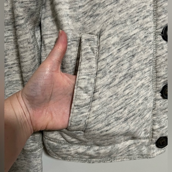 Hollister Sherpa Lined Sweatshirt Jacket Size Medium - Picture 5 of 6